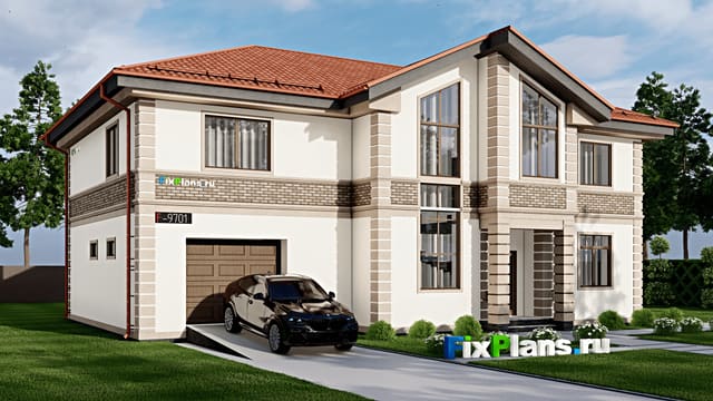 Двухэтажный дом F-9701