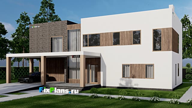 Двухэтажный дом F-4931