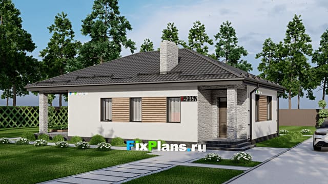 Одноэтажный дом F - 2357